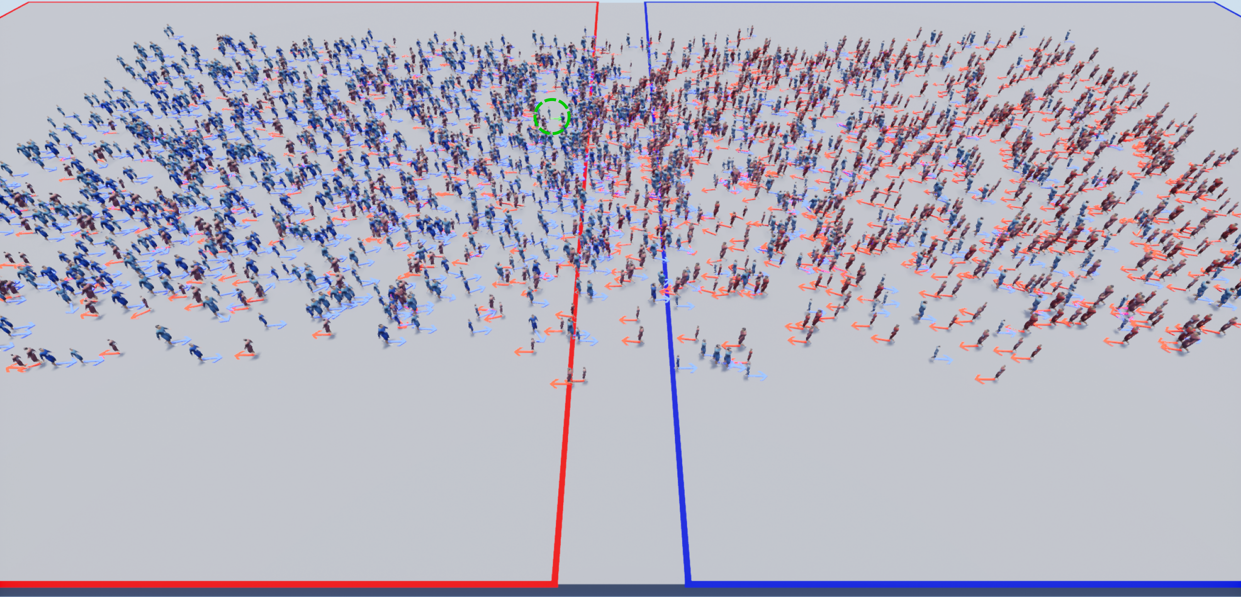 Fast Simulation of Crowd Collision Avoidance